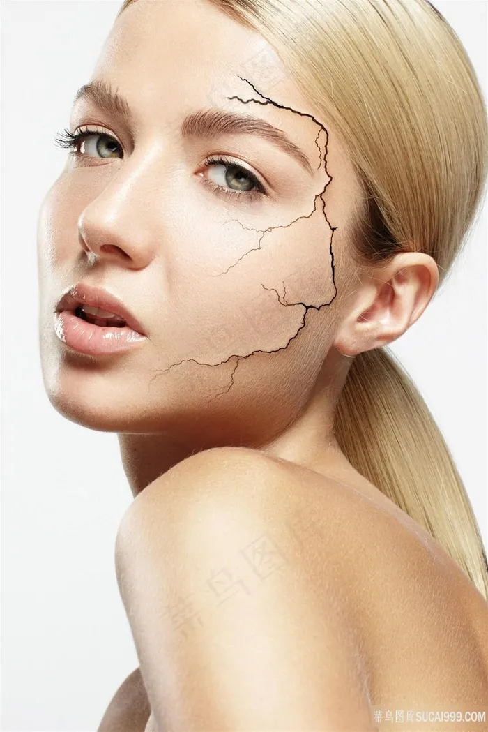 欧美美女模特整容效果图图片