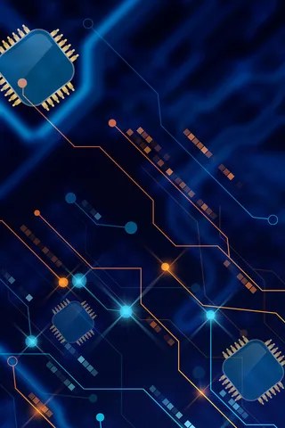 芯片技术未来背景PSD素材