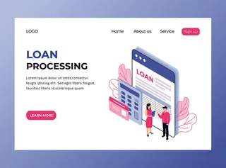 扁平化人物场景办公互联网等距ai矢量设计网页海报UI素材插画