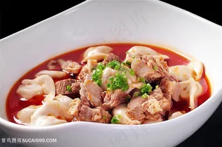 啤酒牛肉饺中华美食摄影图