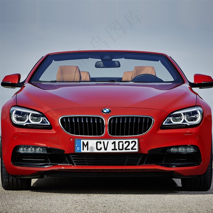 红色宝马650i素材图片