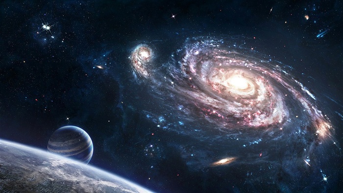 深邃的宇宙星空