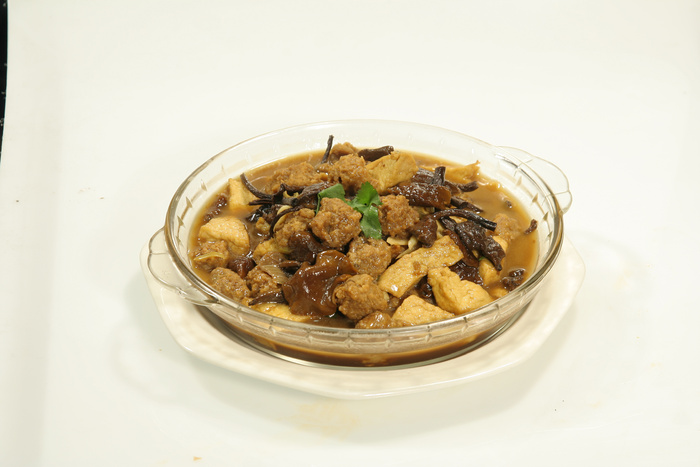 珍蘑鸡骨丸子