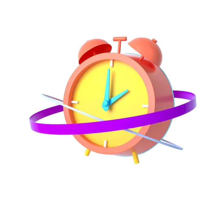 c4d促销闹钟免扣装饰素材