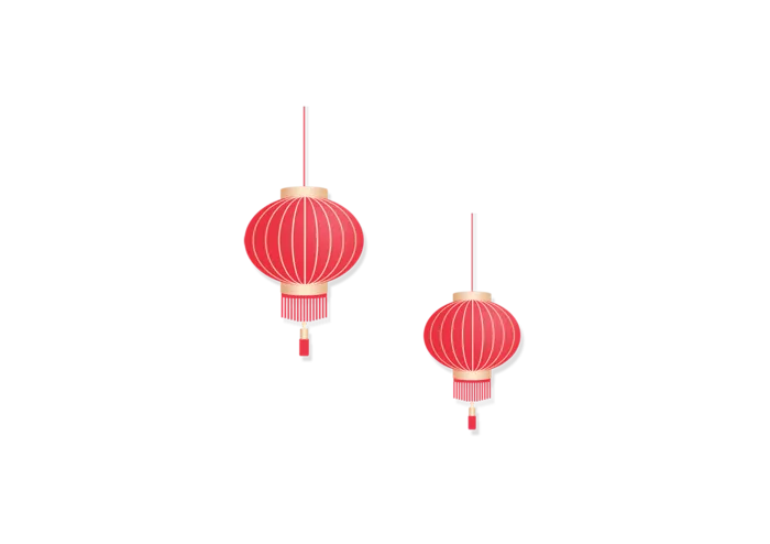 红色灯笼免抠