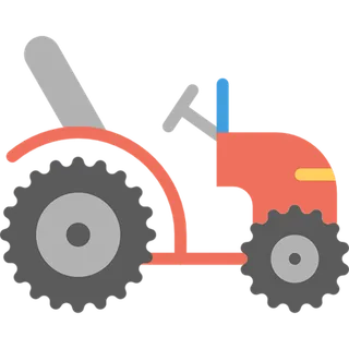 拖拉机卡通简笔