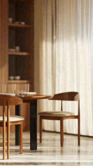 室内建筑家具摆件家装装修装饰桌椅简约摄影图