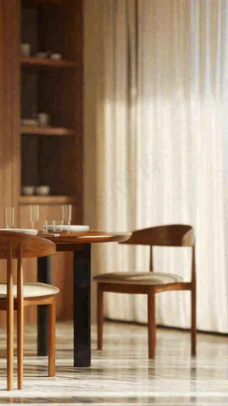 室内建筑家具摆件家装装修装饰桌椅简约摄影图