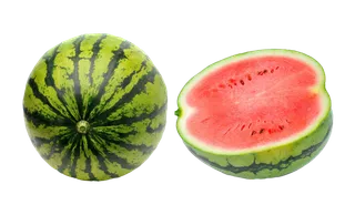 西瓜 (2)水果超市商品白底图免抠实物摄影png格式图片透明底