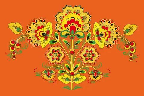 中式传统花朵纹样