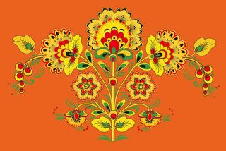 中式传统花朵纹样