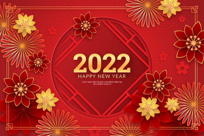 新年海报贺卡红包背景