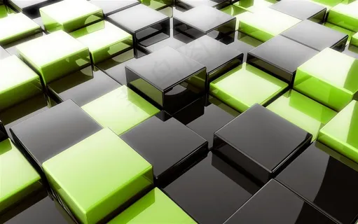 3D光滑立体方块背景高清图片 3D光滑立体方块背景高清图片