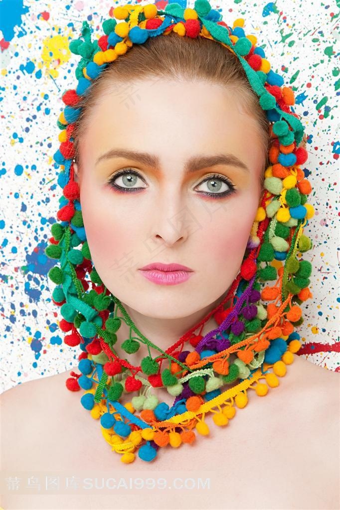 女性彩妆概念高清图片