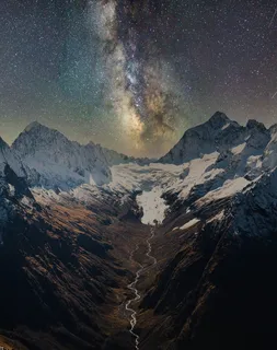 黑色星空摄影素材