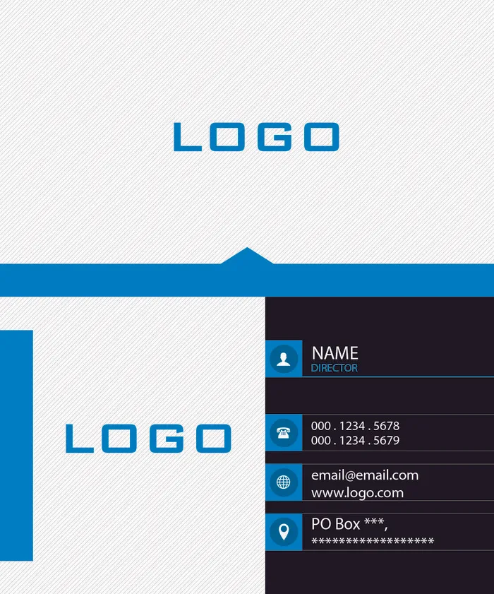 设计 创造 名片psd模版下载