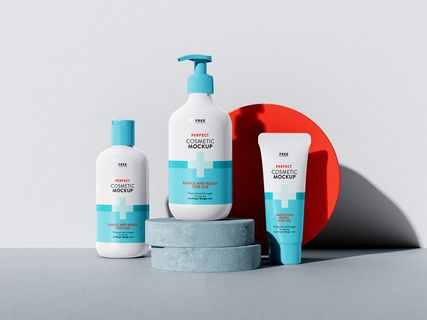 电商广告化妆品素材样机