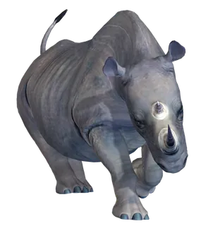 犀牛动物园动物设计素材森林野生