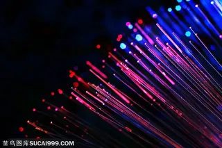 绚丽光纤背景图片素材