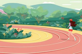 操场学生儿童花草背景