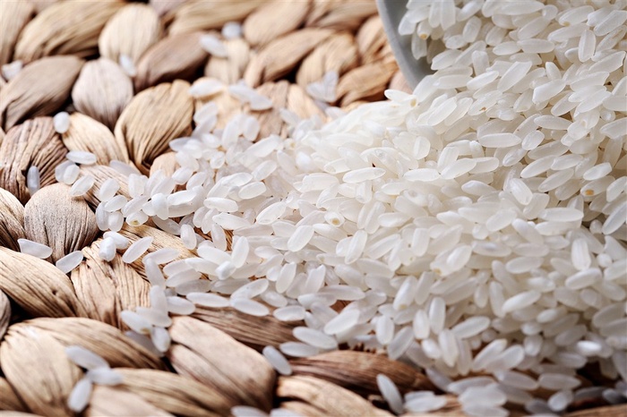 味道馨香浓郁的白色大米素材图片