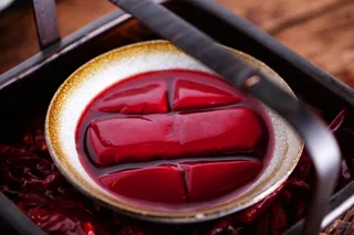 火锅菜品配菜鸭血