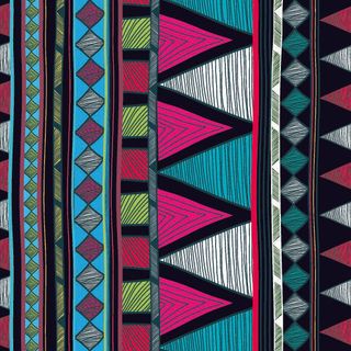 少数民族藏族特色花纹波西米亚风纹理背景图案设计AI矢量图片素材