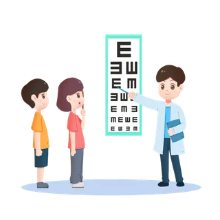 儿童学生测视力