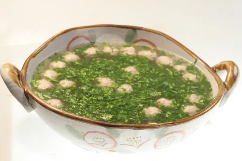27鲜肉丸香菜汤-桃花源