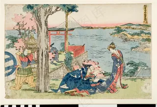 葛饰北斋人物绘画素材