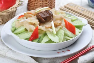 冬菜清煮鱼肚 (1)