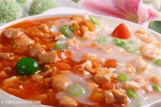 中华美食鸯炒饭实拍摄影图