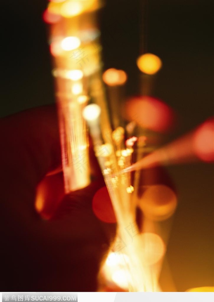 生化试验室-黄色的灯光