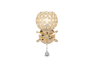 免扣镂空水晶壁灯