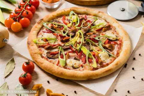 美味披萨美食写真图片