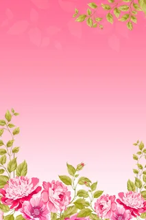 鲜花简洁活动宣传背景设计