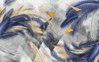 北欧背景墙现代简约壁画 