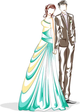 情侣素描情人节