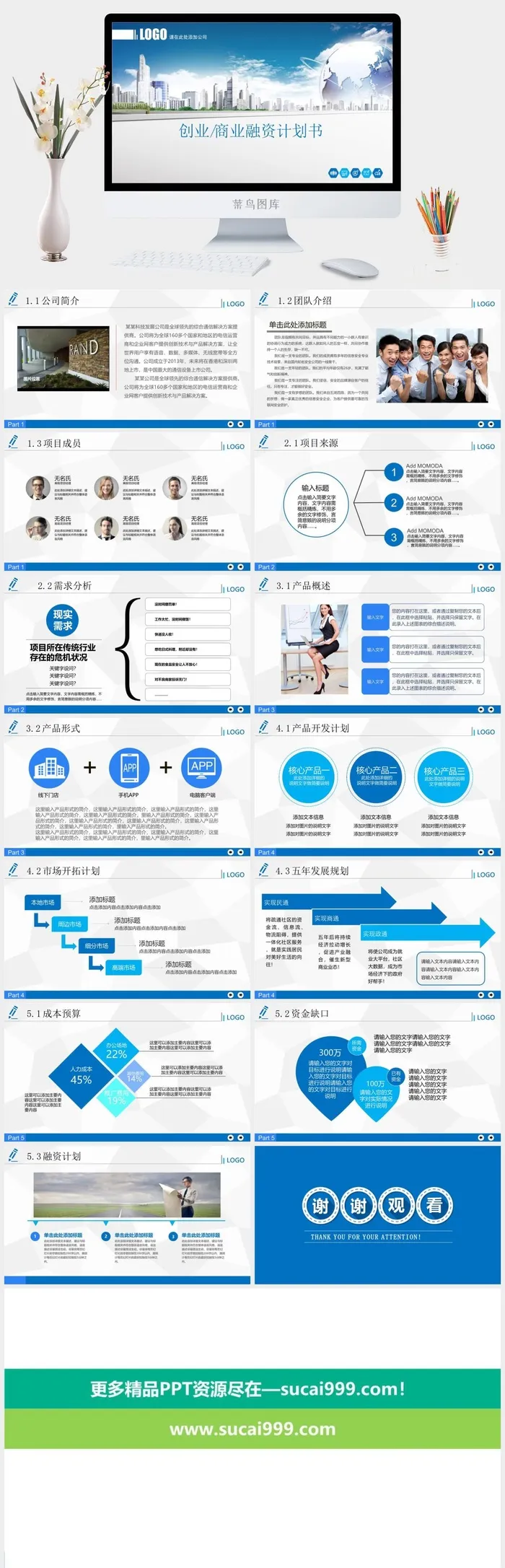 金融企业BP谈判案例PPT模板