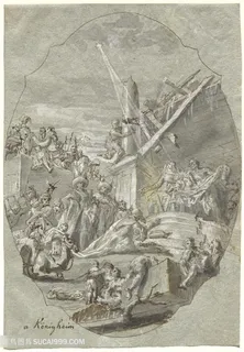 船素描风景画装饰画 船素描风景画装饰画