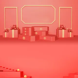 立体C4D场景电商首页主图直通车促销banner海报背景PSD素材