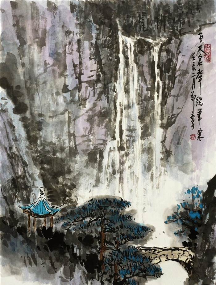 中国山水古画