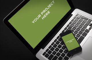 电脑和手机样机 展示样机 (8)