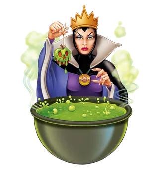巫婆恶毒皇后卡通素材