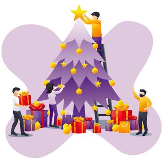 扁平化人物场景办公互联网等距ai矢量设计网页海报UI素材插画