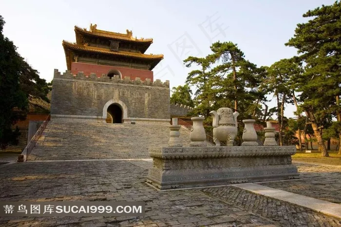 清西陵古建筑素材