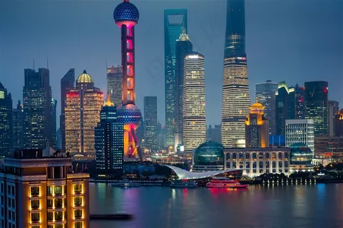 夜幕中的城市风景高清图片 夜幕中的城市风景高清图片