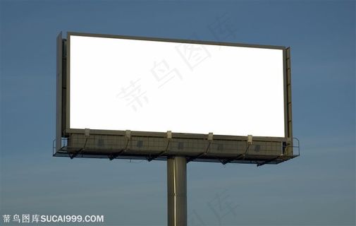 户外广告牌-广告牌正面特写