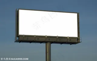 户外广告牌-广告牌正面特写