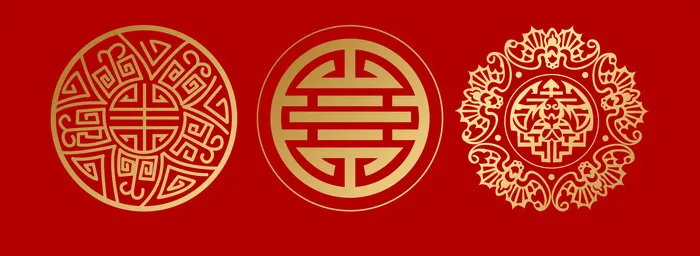 矢量免抠福字cdr矢量模版下载
